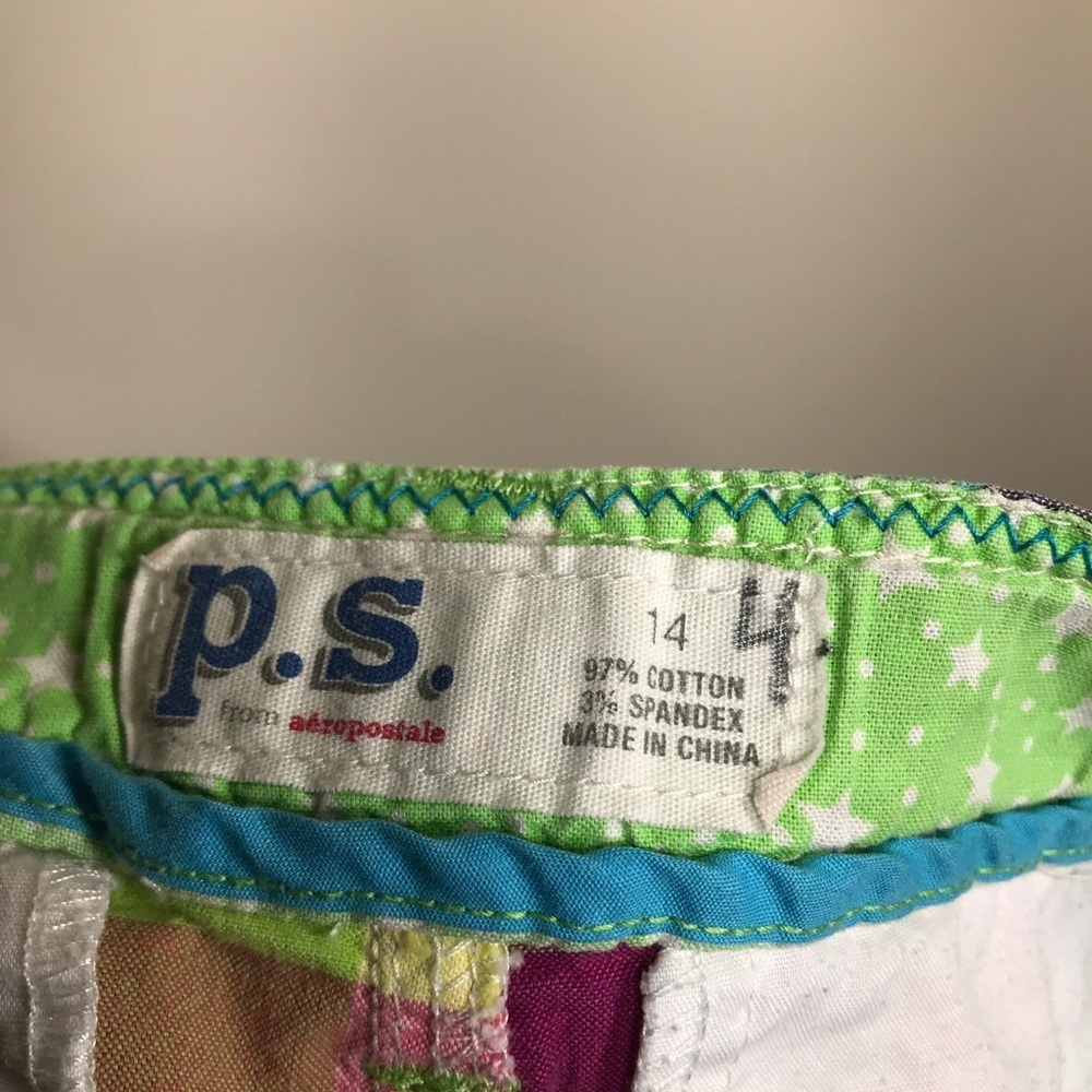 P.S. Aeropostale Checkered Shorts Size 14 - Picture 4 of 4